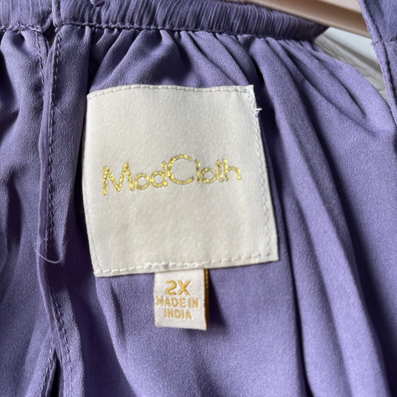 NBW ModCloth light purple Lilac lavender plus size dress - Picture 3 of 5